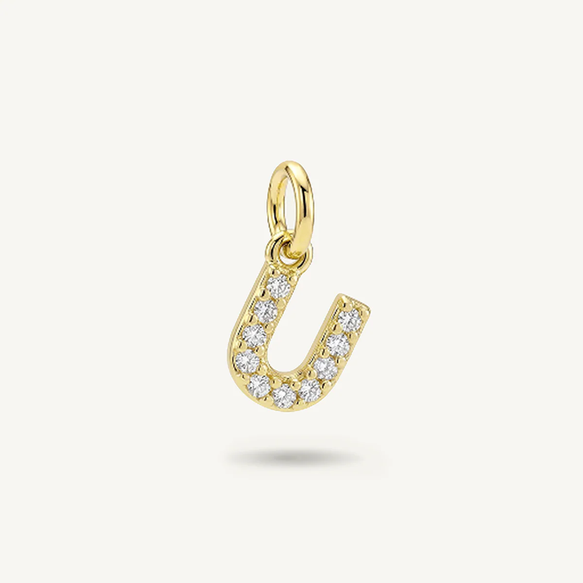Diamond Monogram Letter Charm