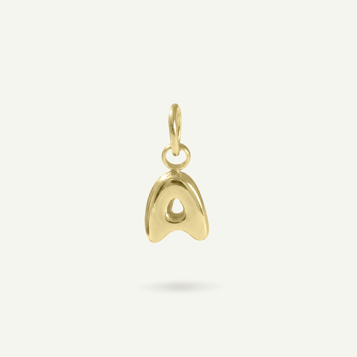 Bubble Monogram Letter Charm