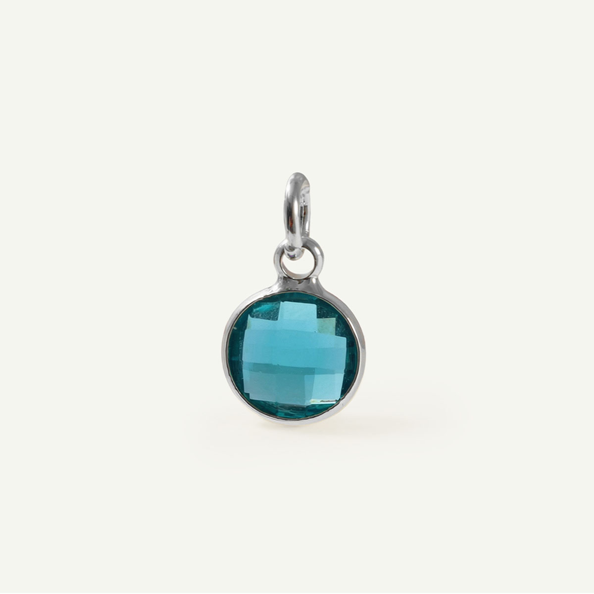 Circle Charm Birthstone