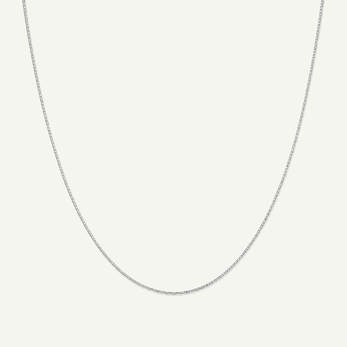 Box Chain 1.1mm Threader Necklace