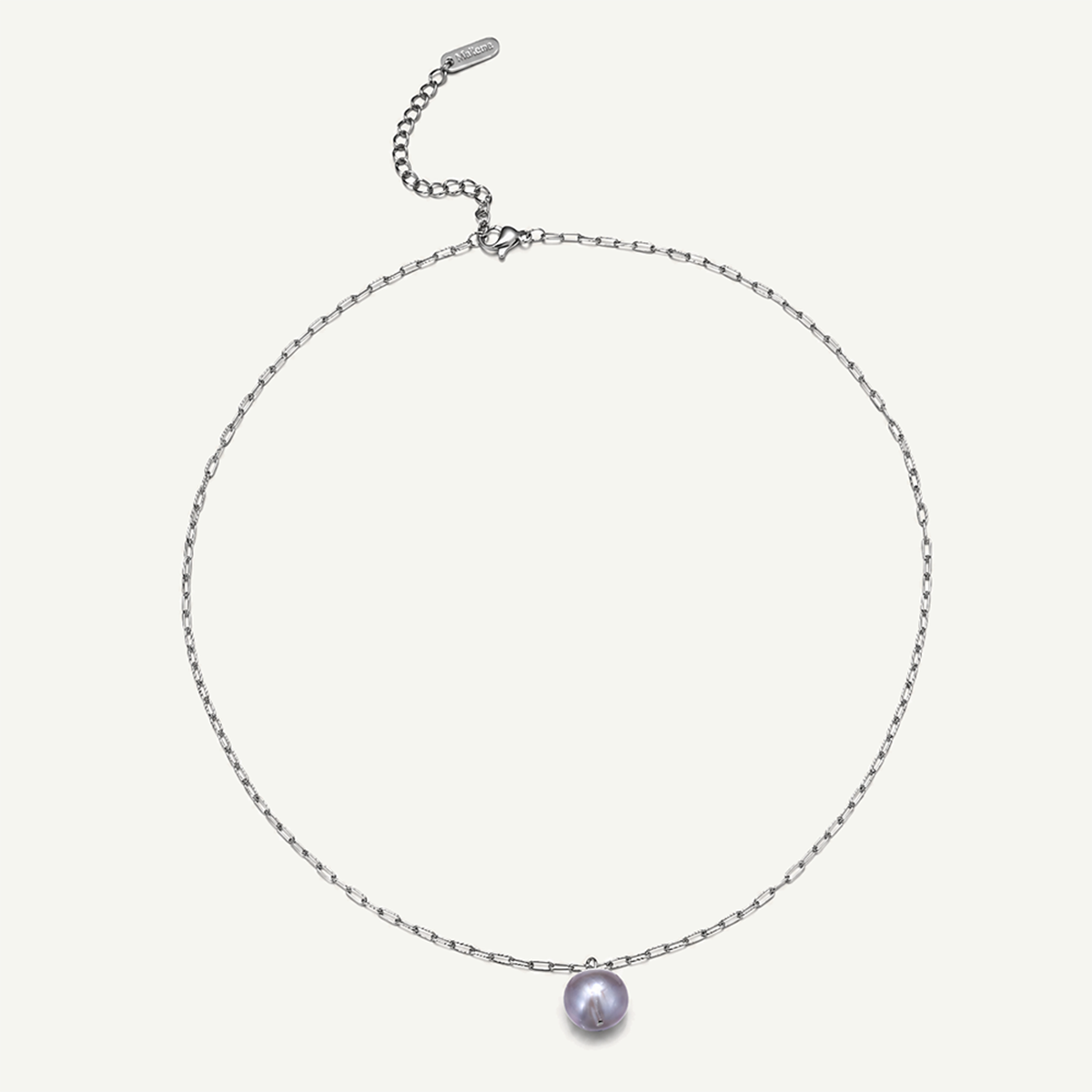 Erin Grey Pearl Necklace