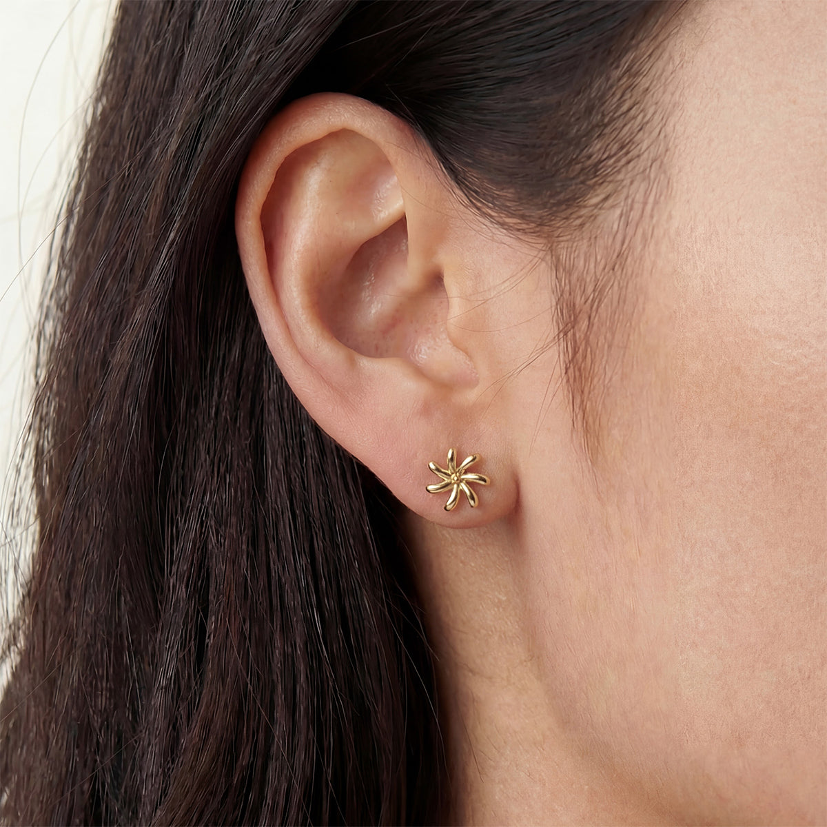 Tiare Mini Studs, Gold