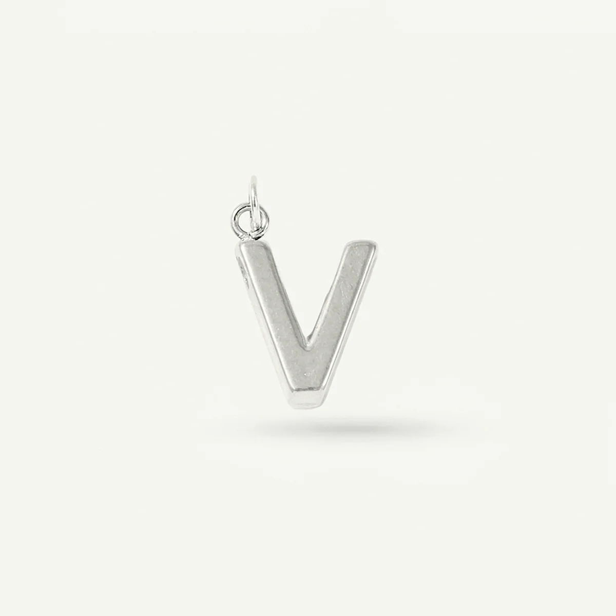 Floating Monogram Letter Charm