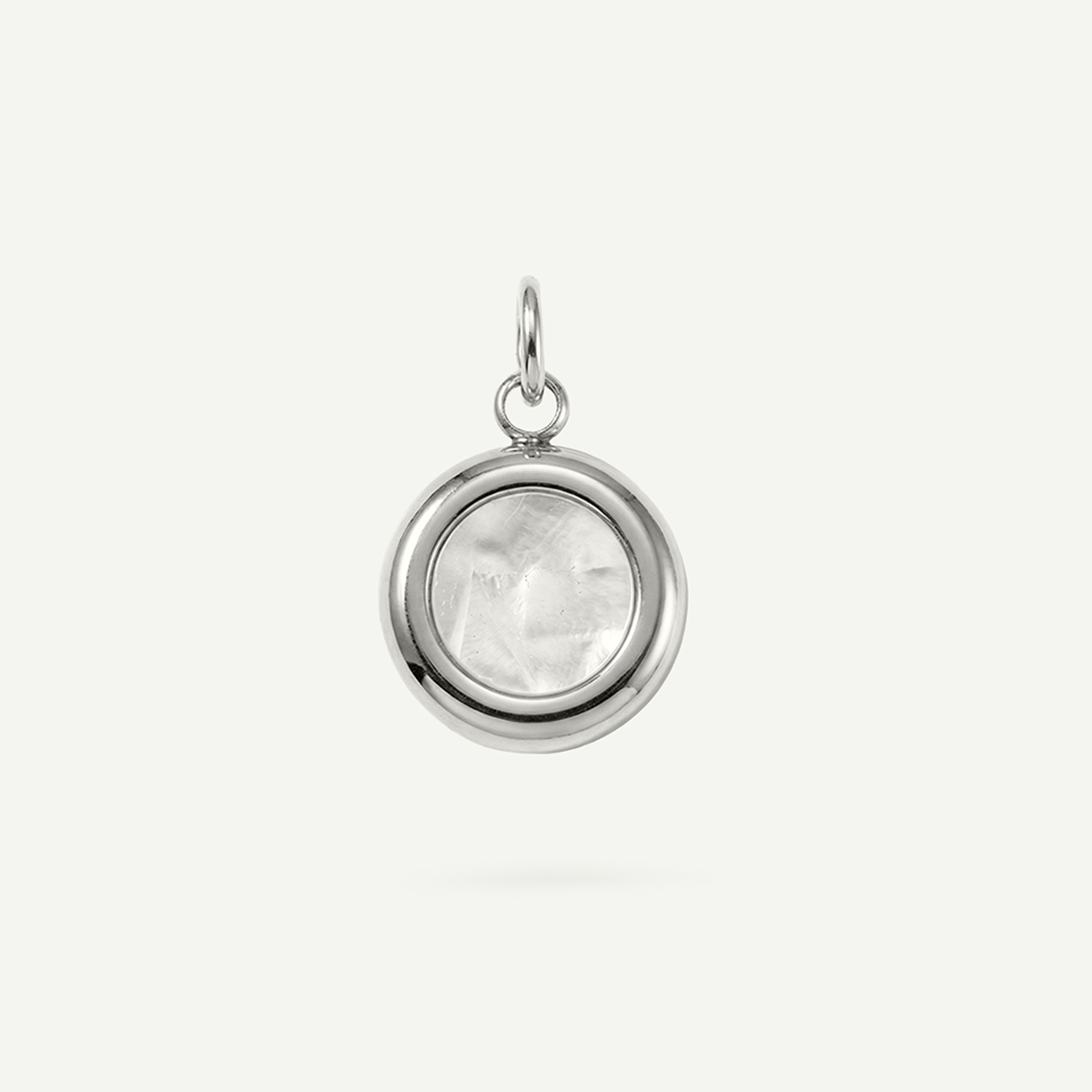 Circle Mother of Pearl Charm