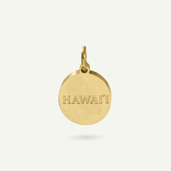Hawaii Circle Charm