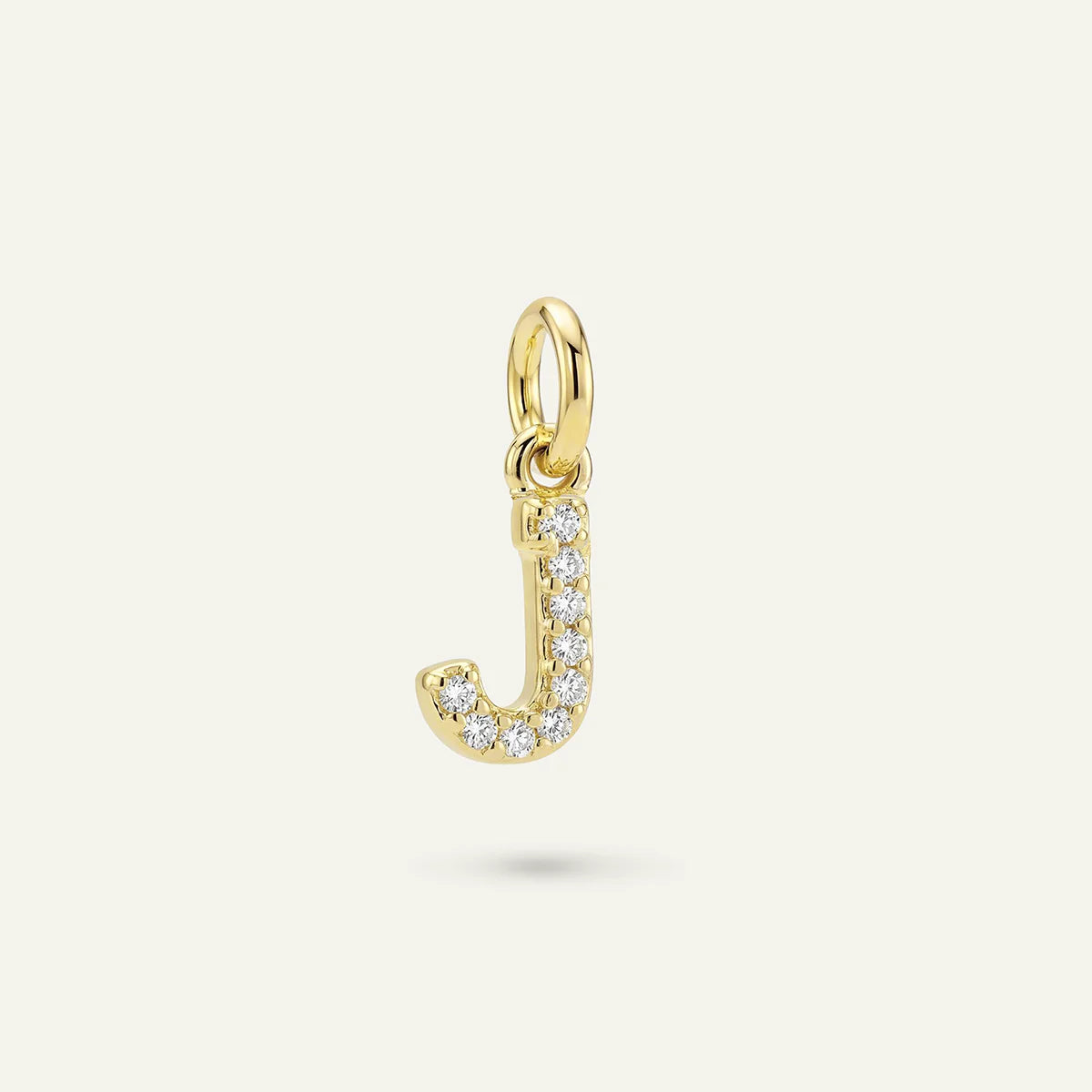 Diamond Monogram Letter Charm