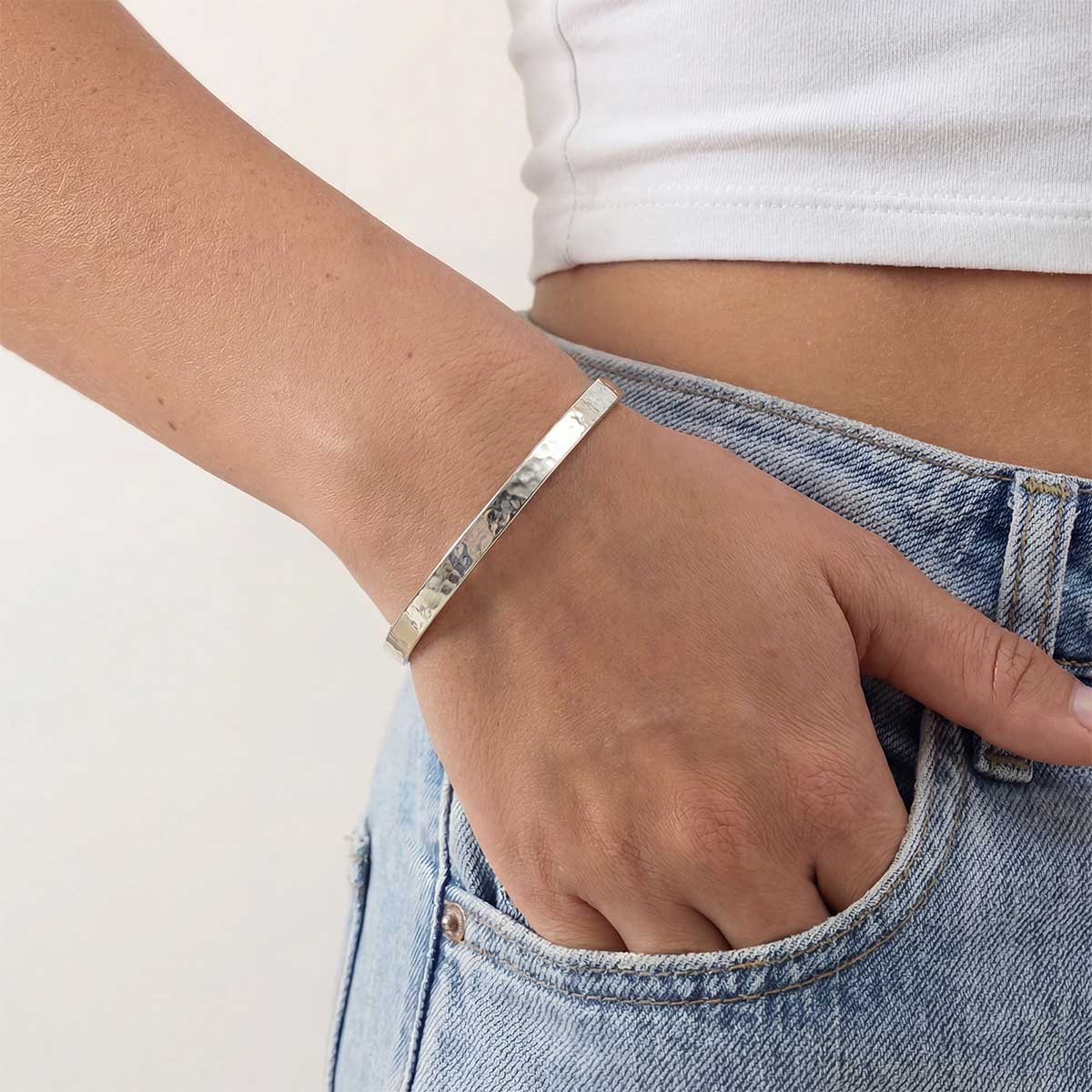Hammered Everyday Cuff