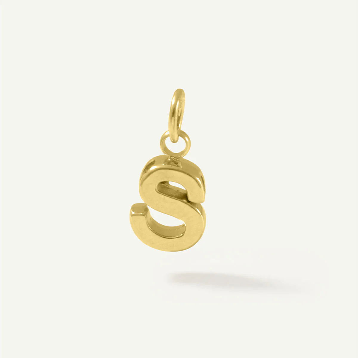 Floating Monogram Letter Charm