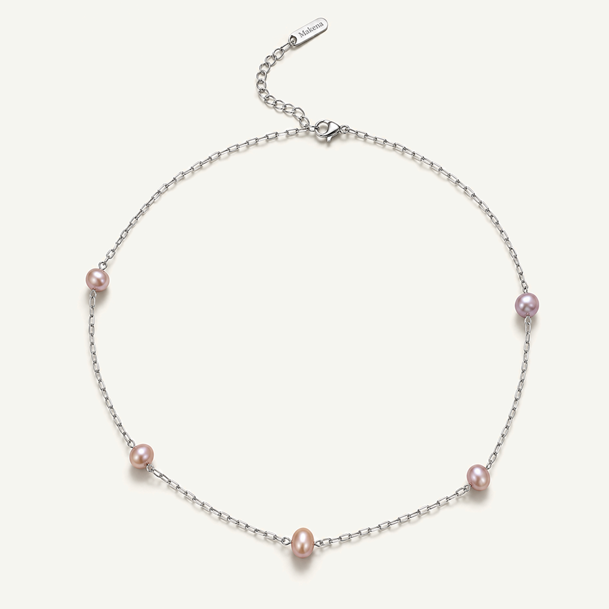 Solana Pink Pearl Necklace