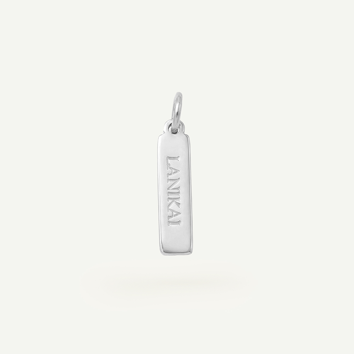 Lanikai Rectangle Charm Silver