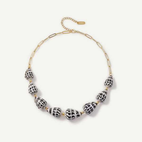 Anuhea Hebrew Shell Choker, Gold