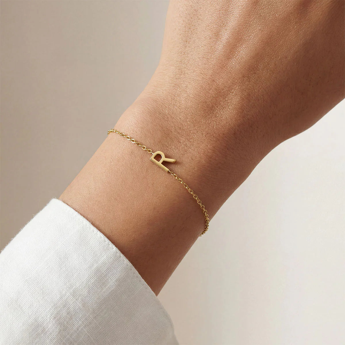 Monogramed Side Bracelet
