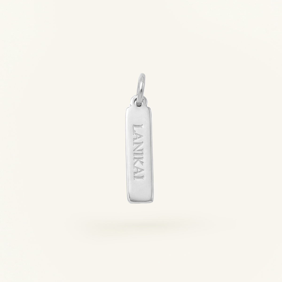 Lanikai Rectangle Charm Silver