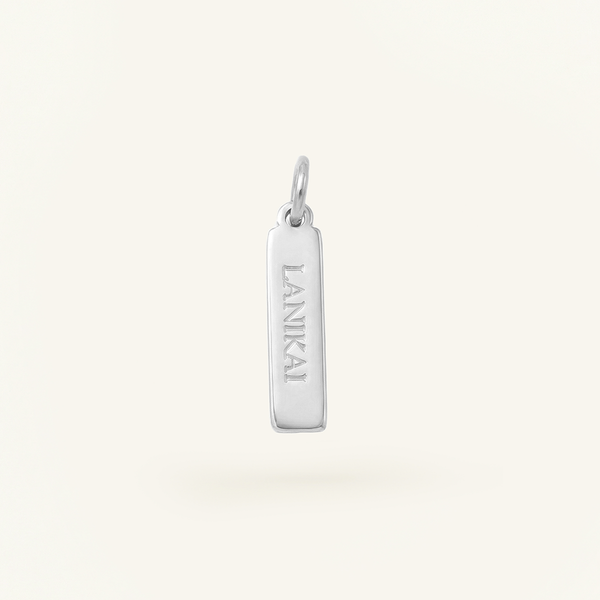 Lanikai Rectangle Charm Silver