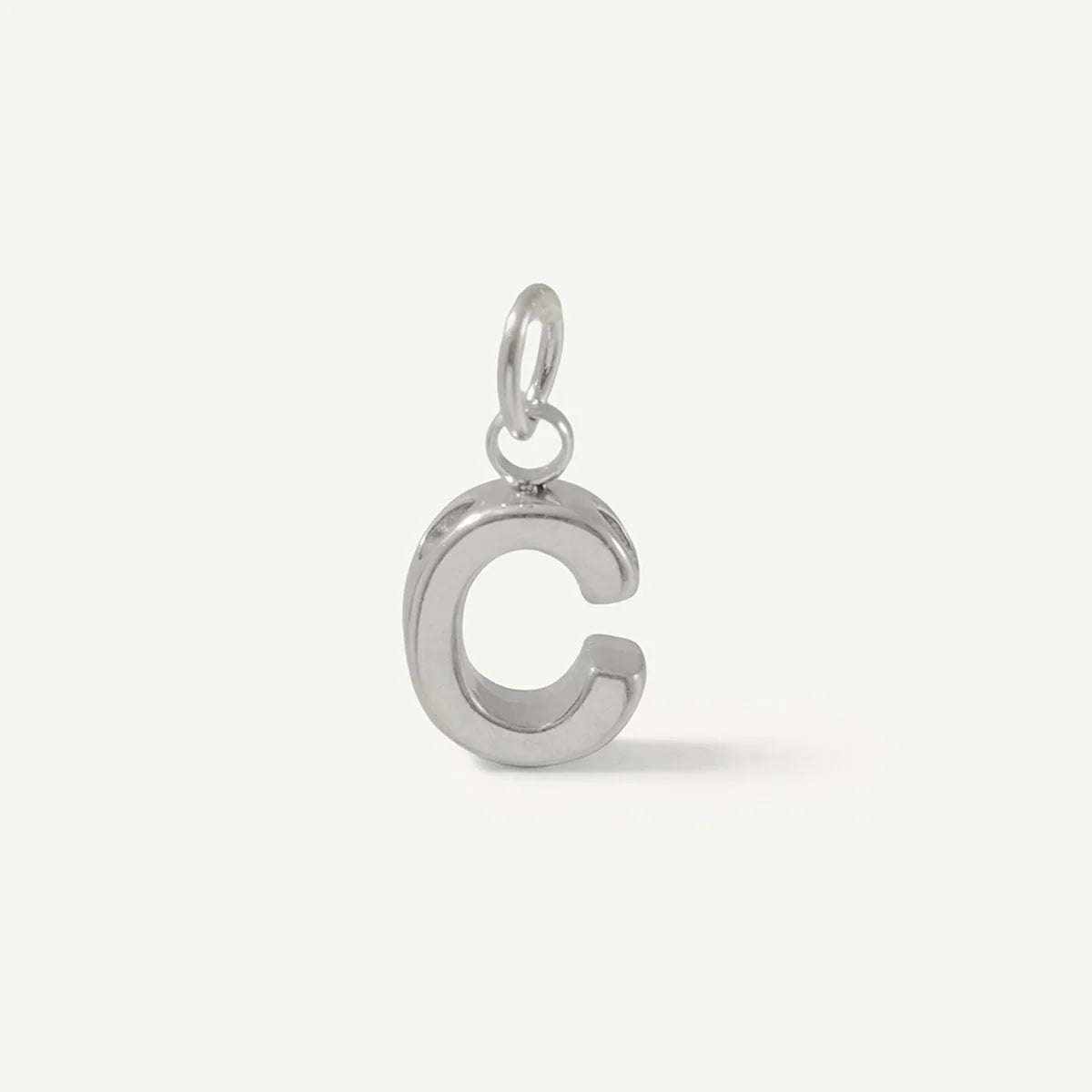 Floating Monogram Letter Charm