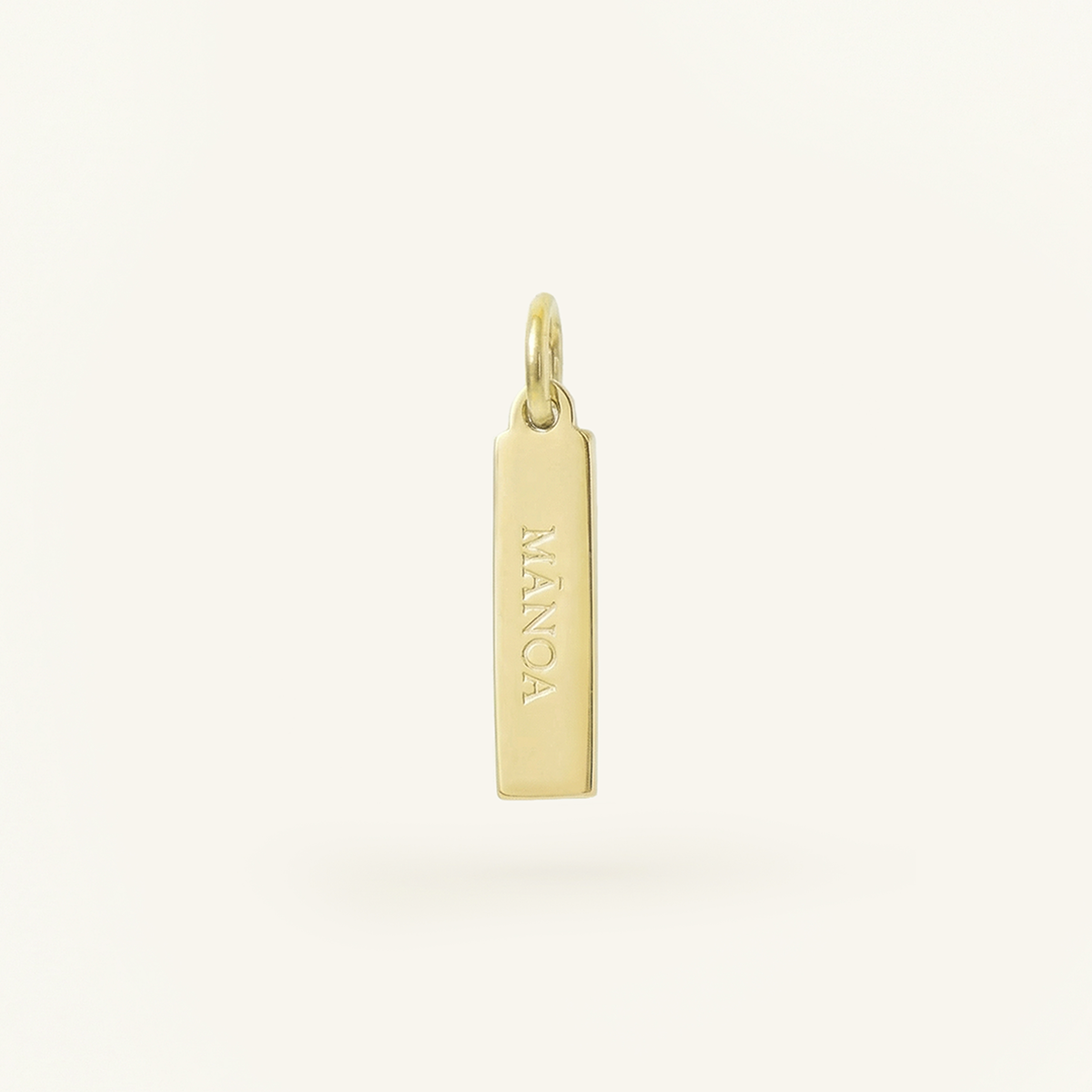 Mānoa Rectangle Charm Gold