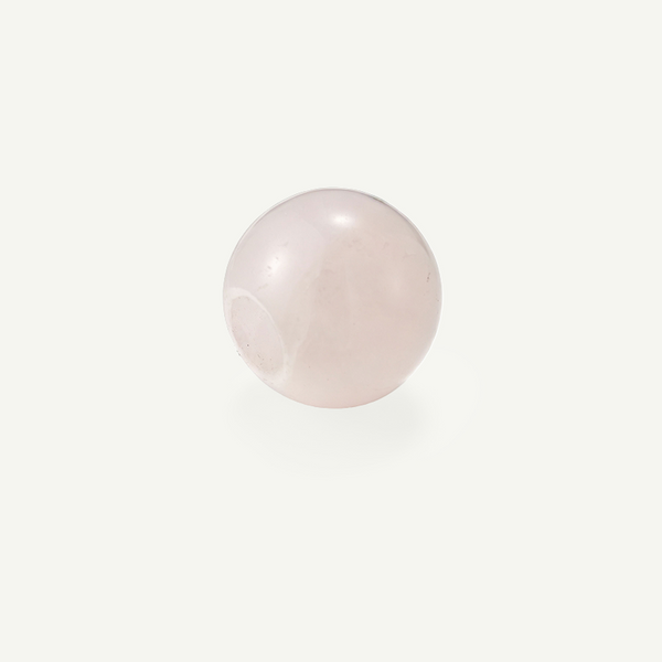 Rose Quartz 12mm Circle Bead