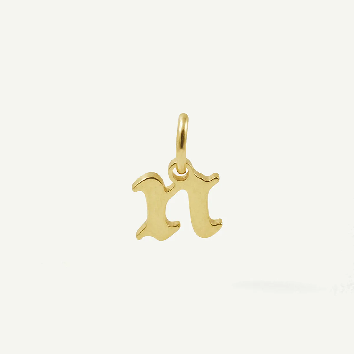 Old English Lowercase Monogram Charm