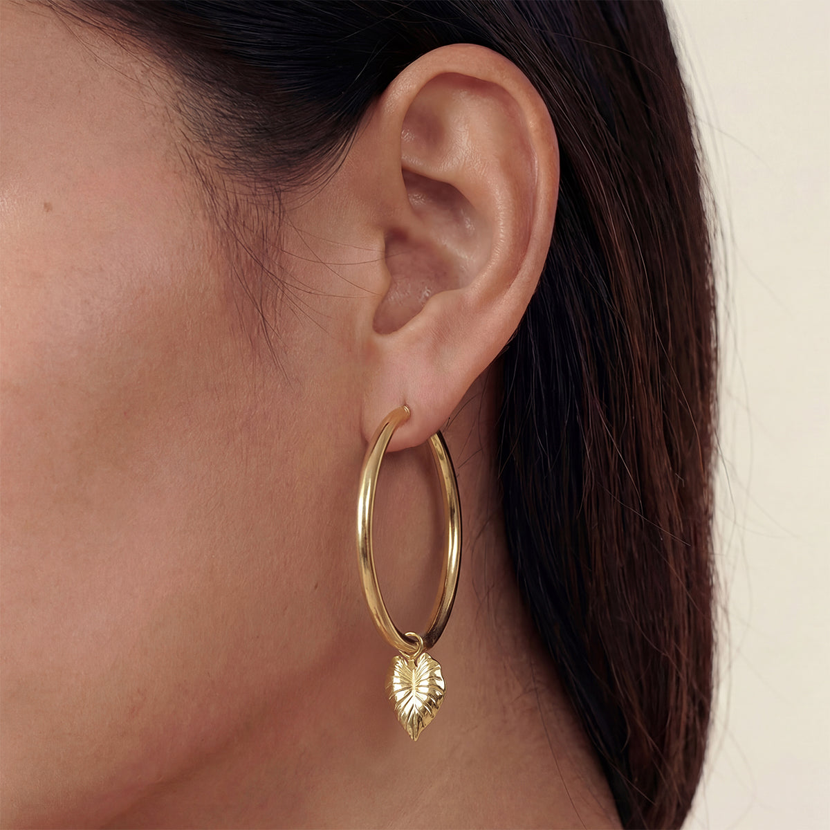 Kalo Large Hoops, Gold