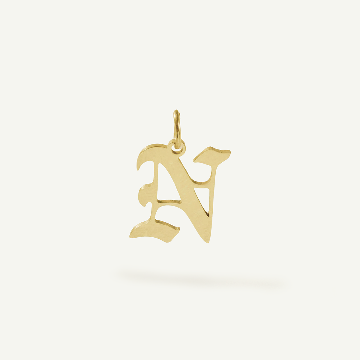 Old English Monogram Charm