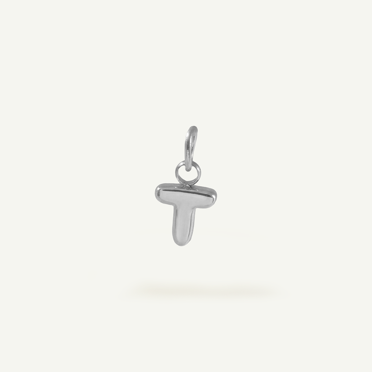 Bubble Monogram Letter Charm