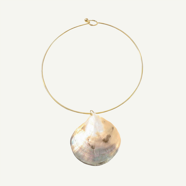 Nohea Shell Choker, Gold