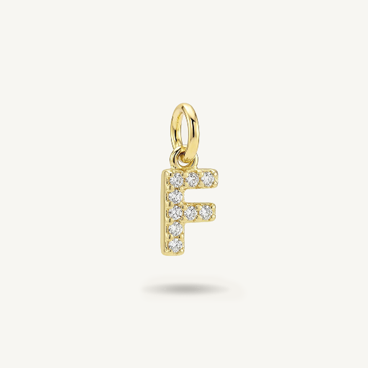 Diamond Monogram Letter Charm
