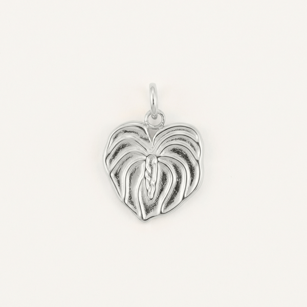 Anthurium Charm, Silver