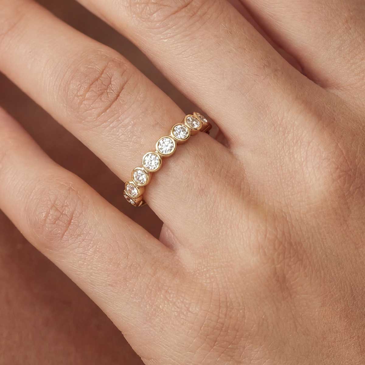 Diamond Circle Ring