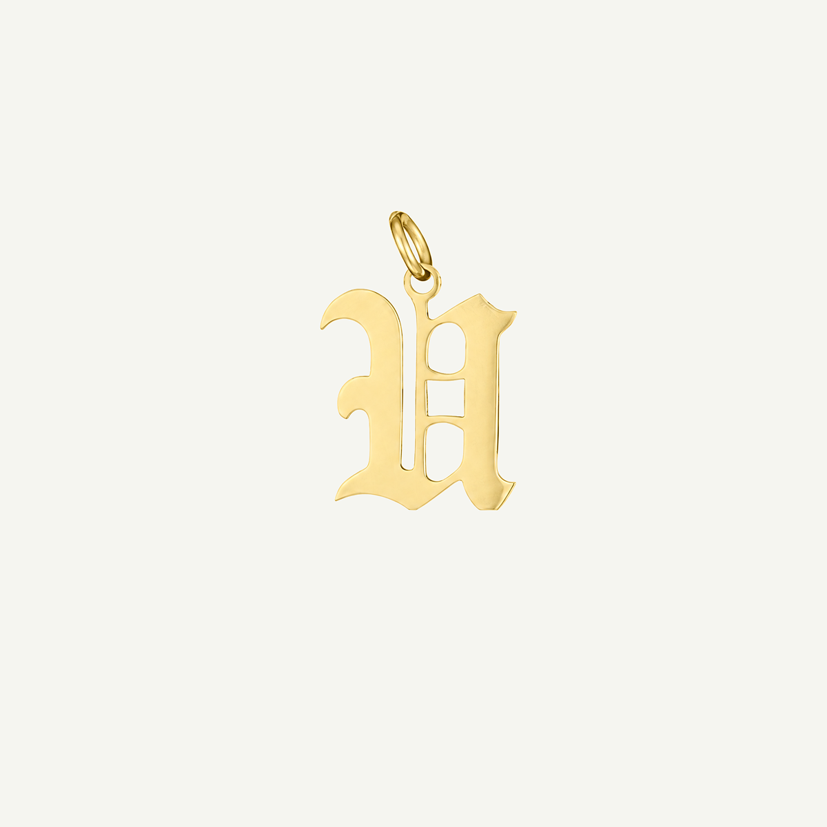 Old English Monogram Charm