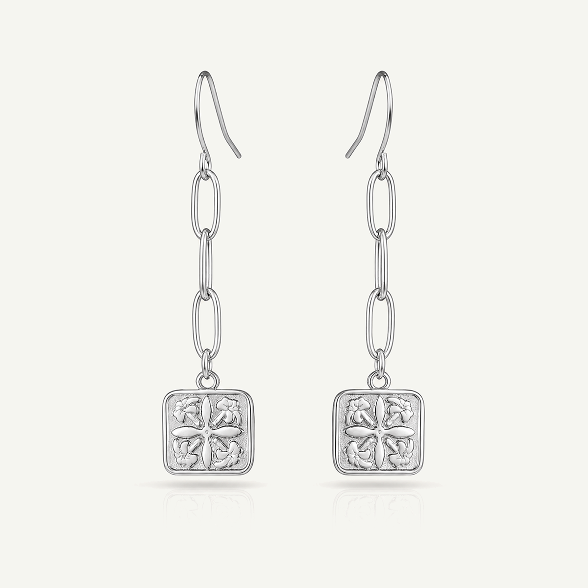 Nara Puakenikeni Quilt Earrings