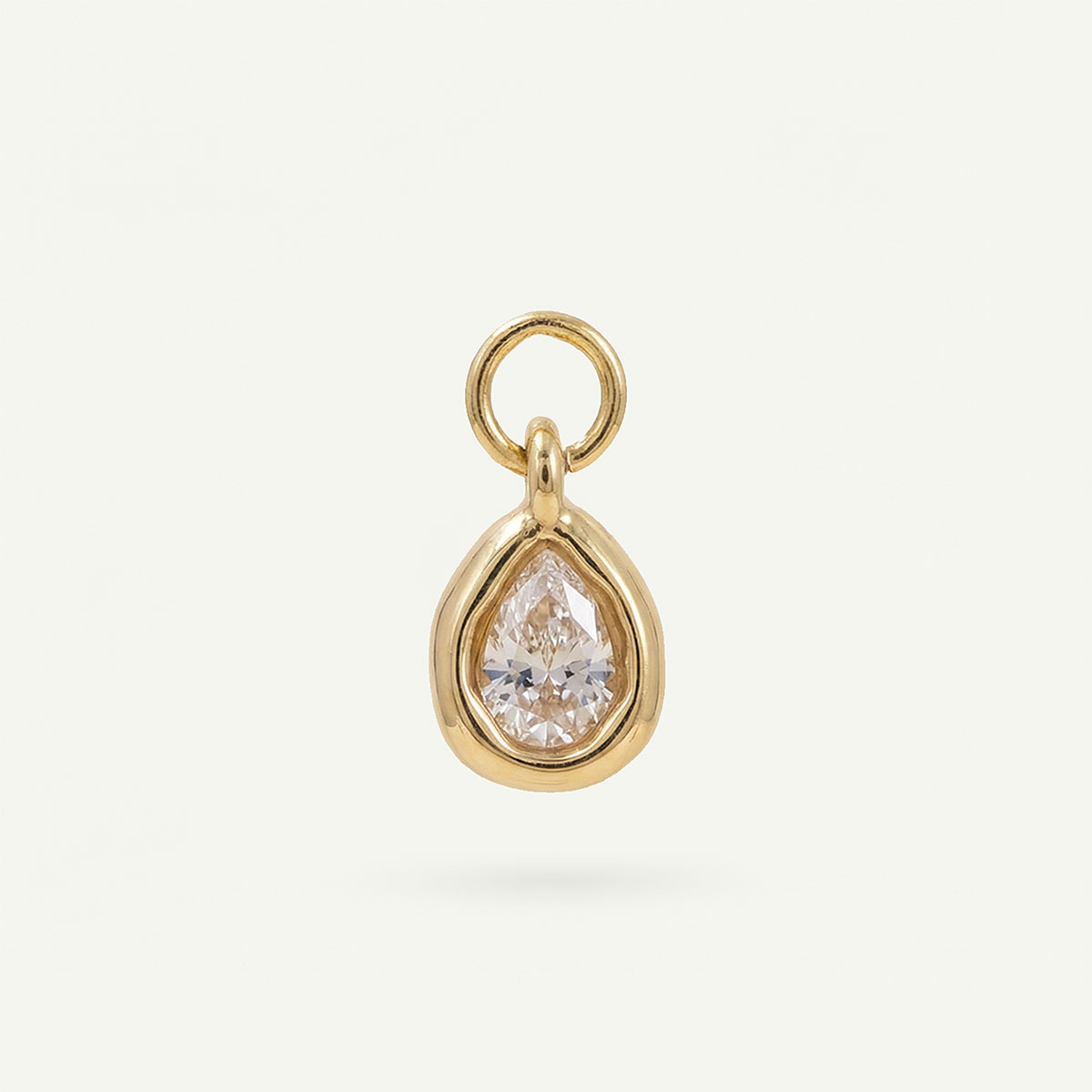 Tear Drop Charm Birthstone