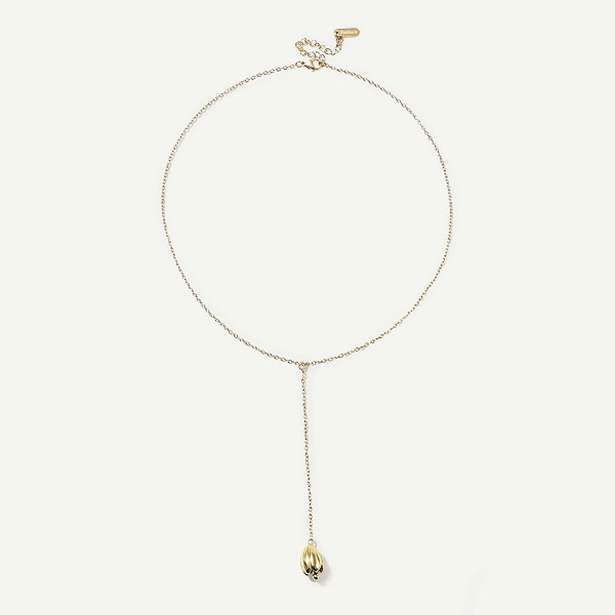 Pikake Drop Necklace, Gold