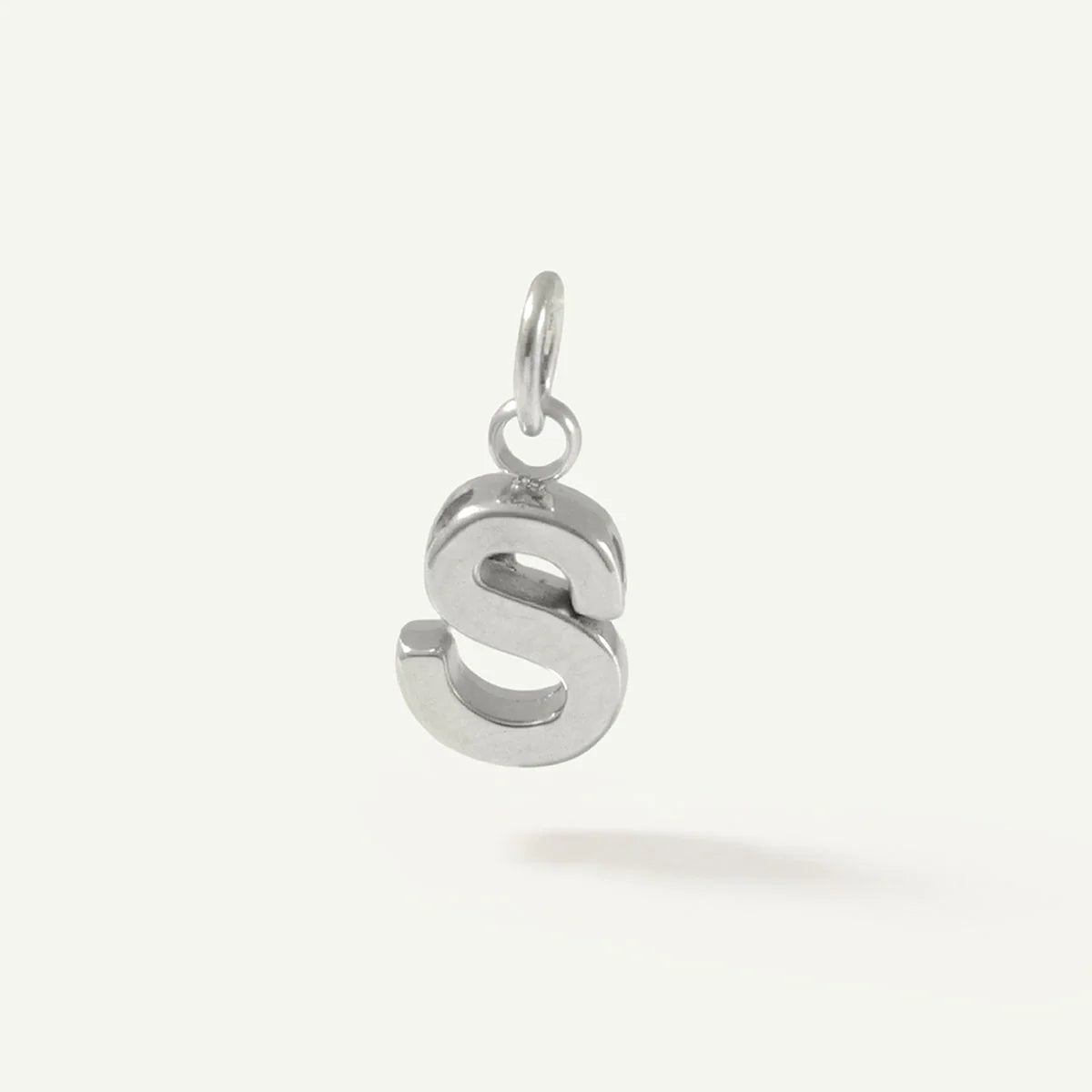 Floating Monogram Letter Charm