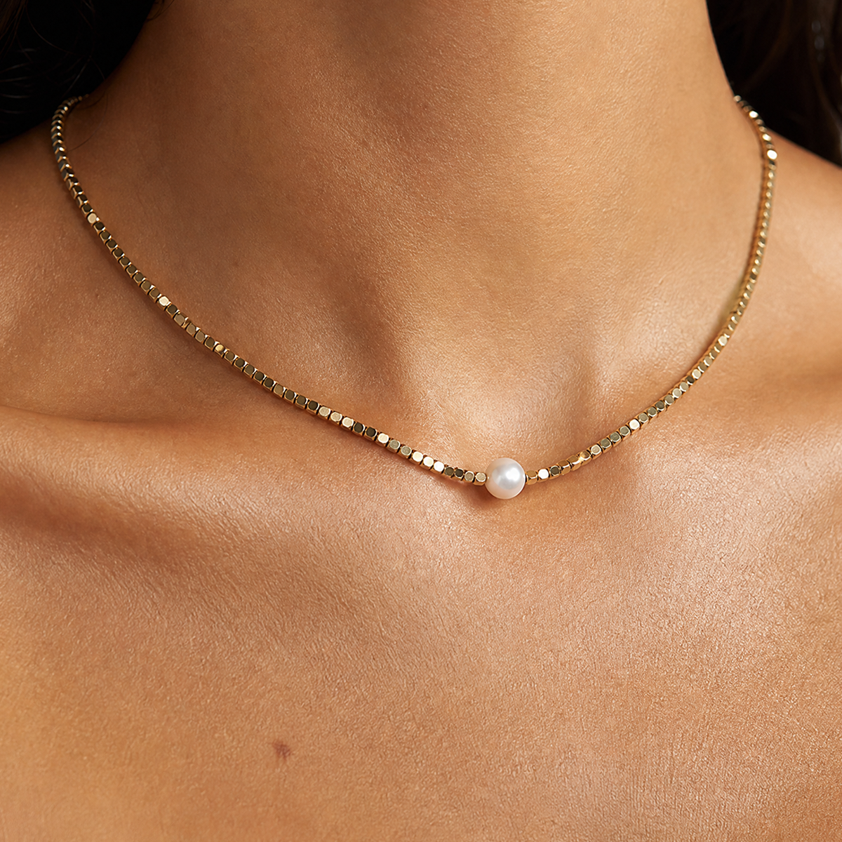 Meridian White Pearl Necklace