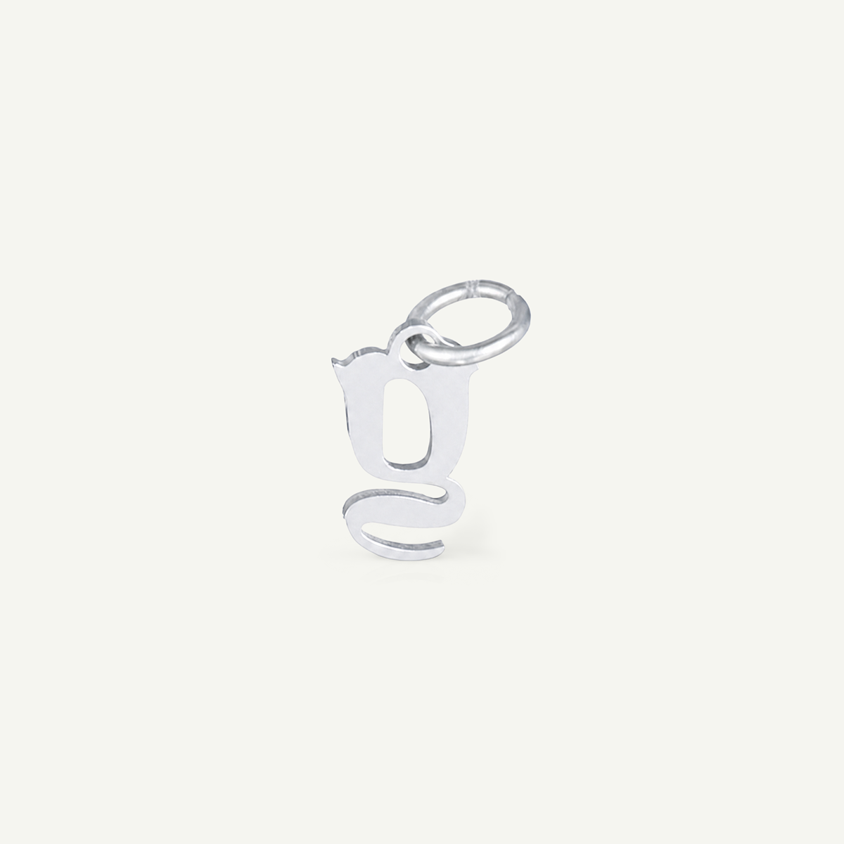 Old English Lowercase Monogram Charm