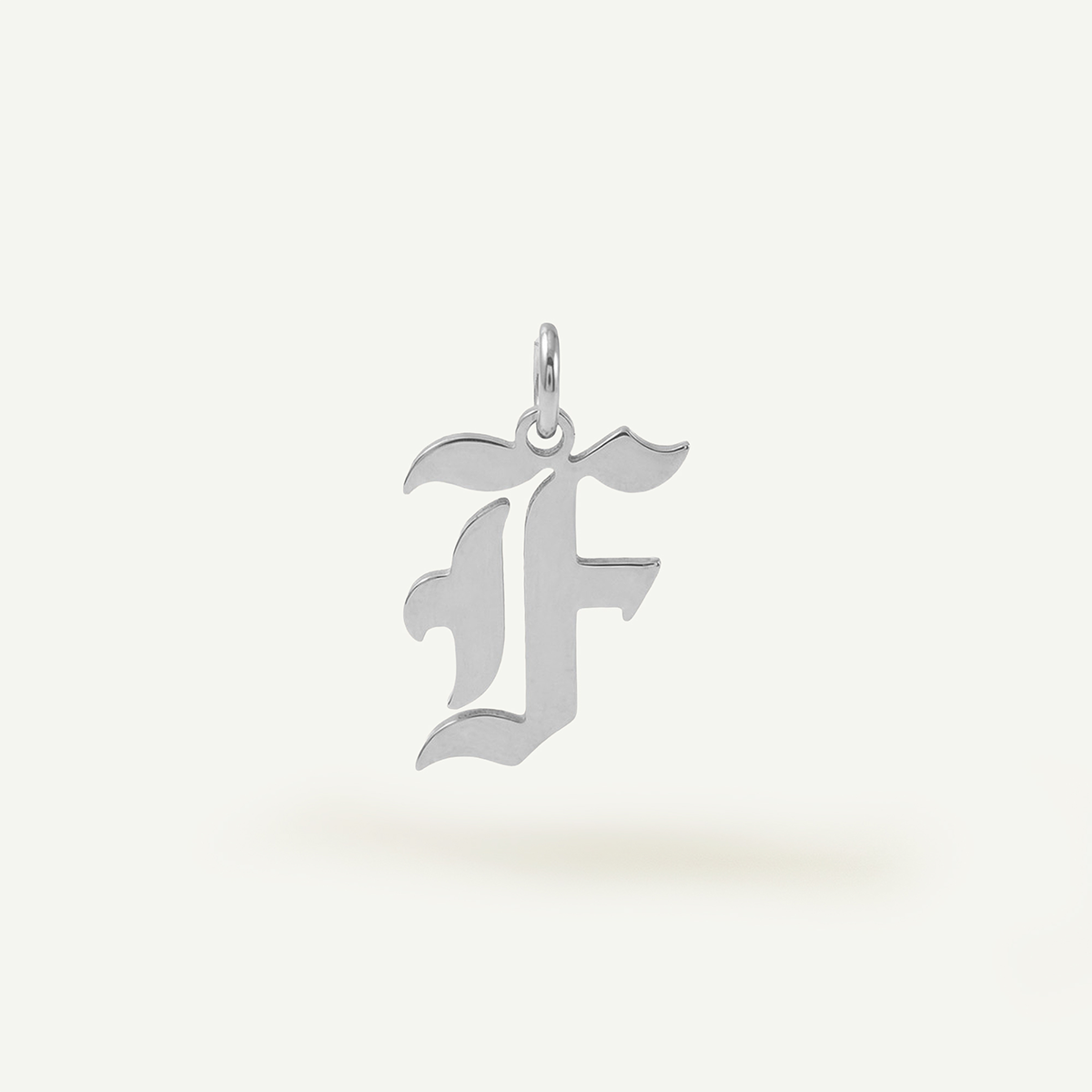 Old English Monogram Charm