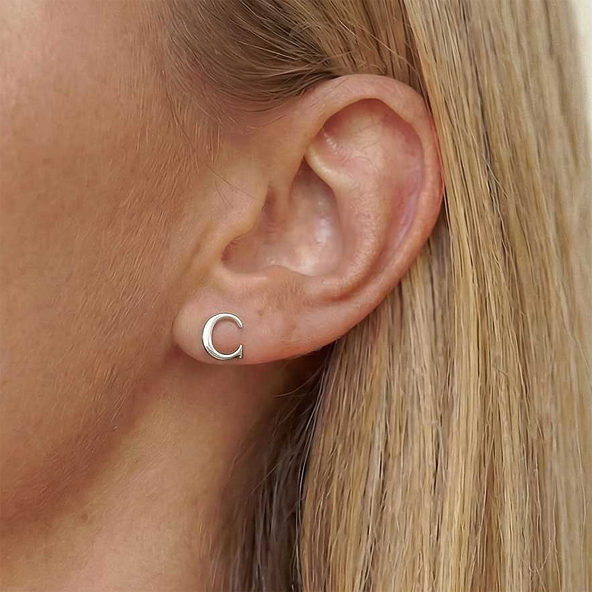 Basic Monogram Studs