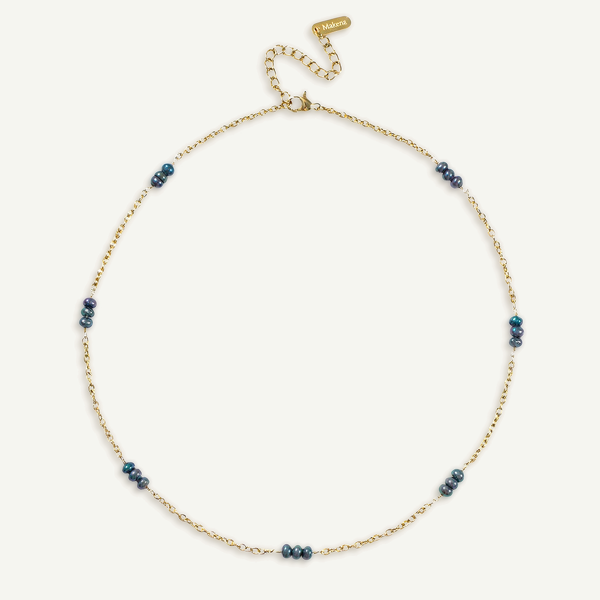 Lilia Dark Pearl Necklace