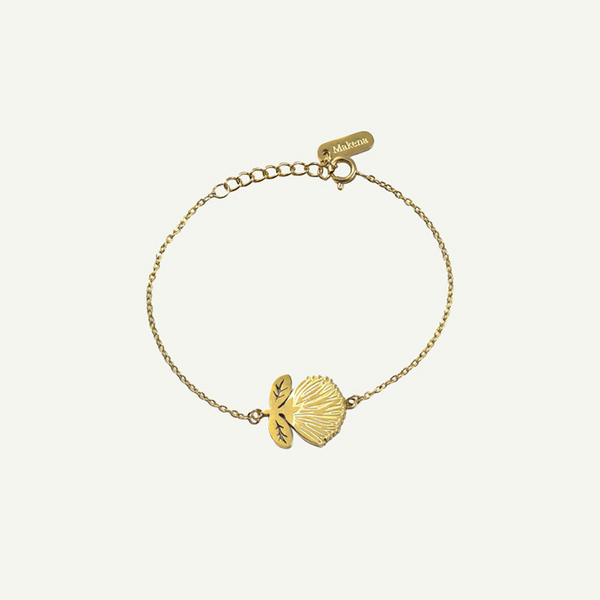 Small ‘Ōhi‘a Lehua Bracelet, Gold