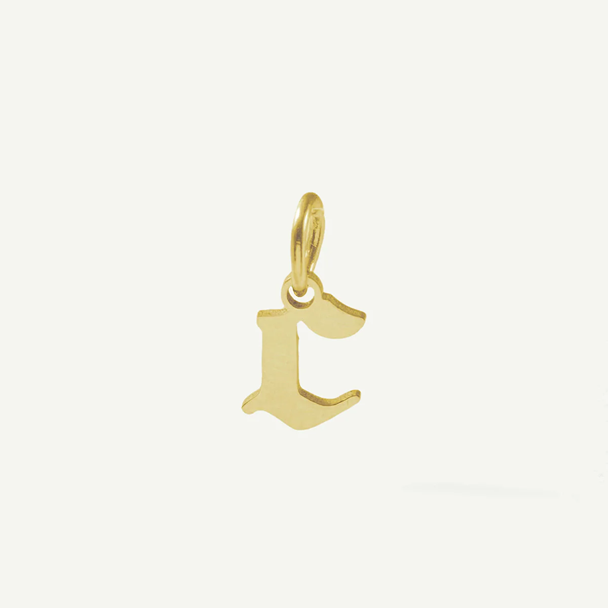 Old English Lowercase Monogram Charm