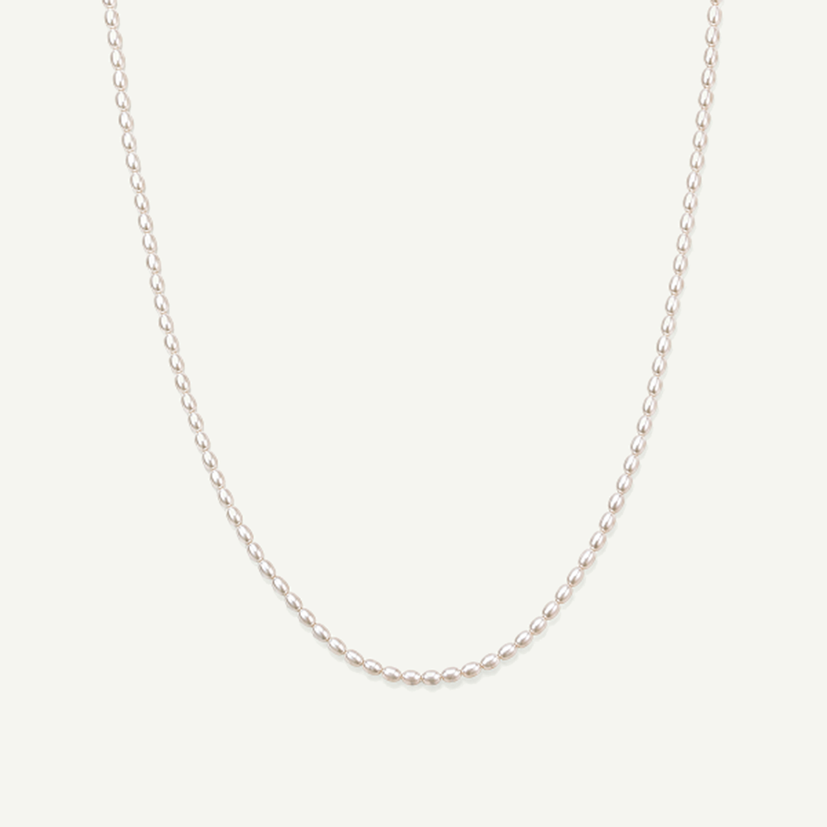 Mini White Pearl Necklace