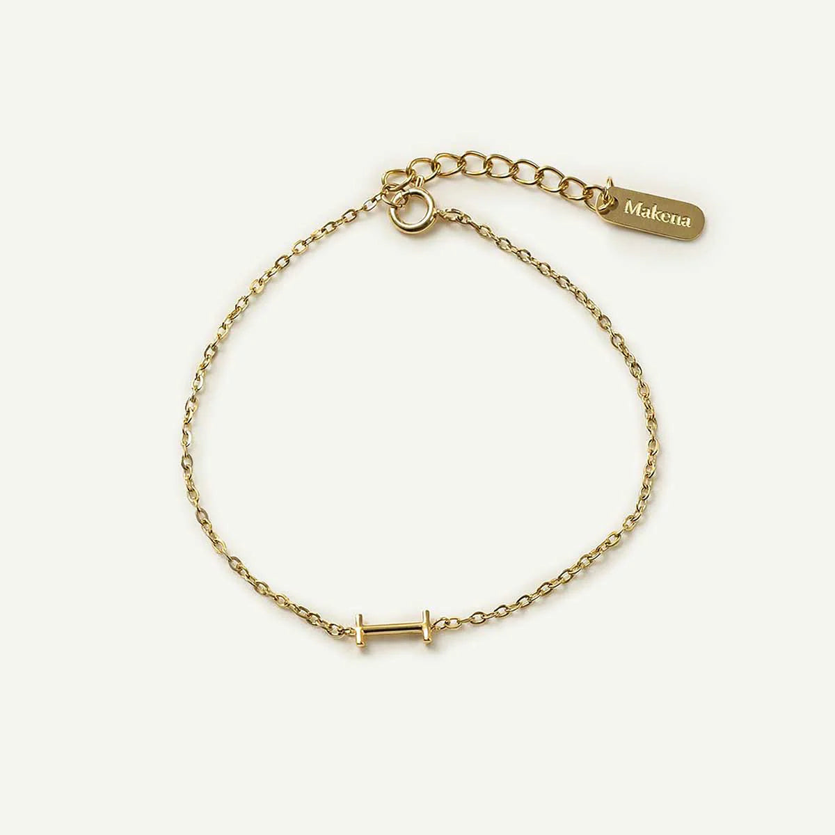 Monogramed Side Bracelet