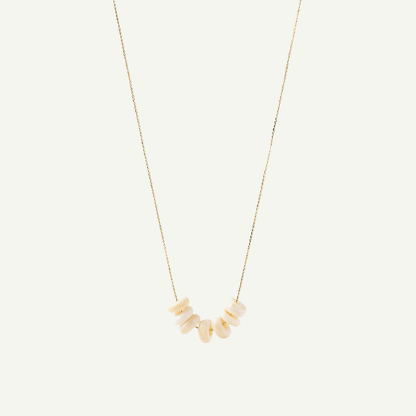 Elima Puka Necklace, Gold