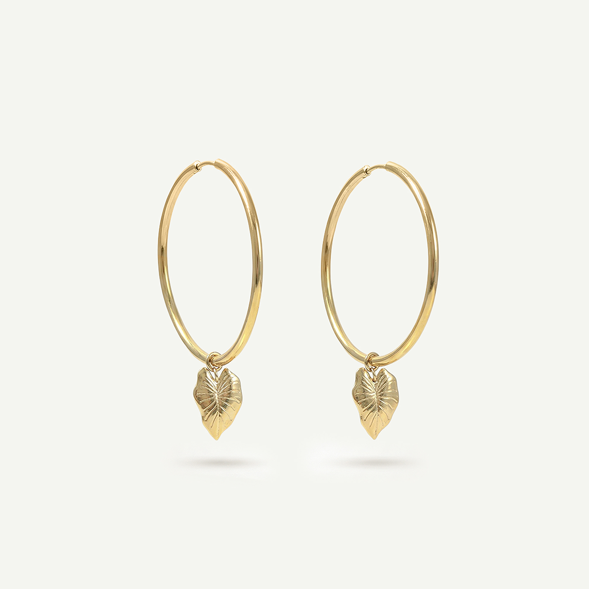 Kalo Large Hoops, Gold