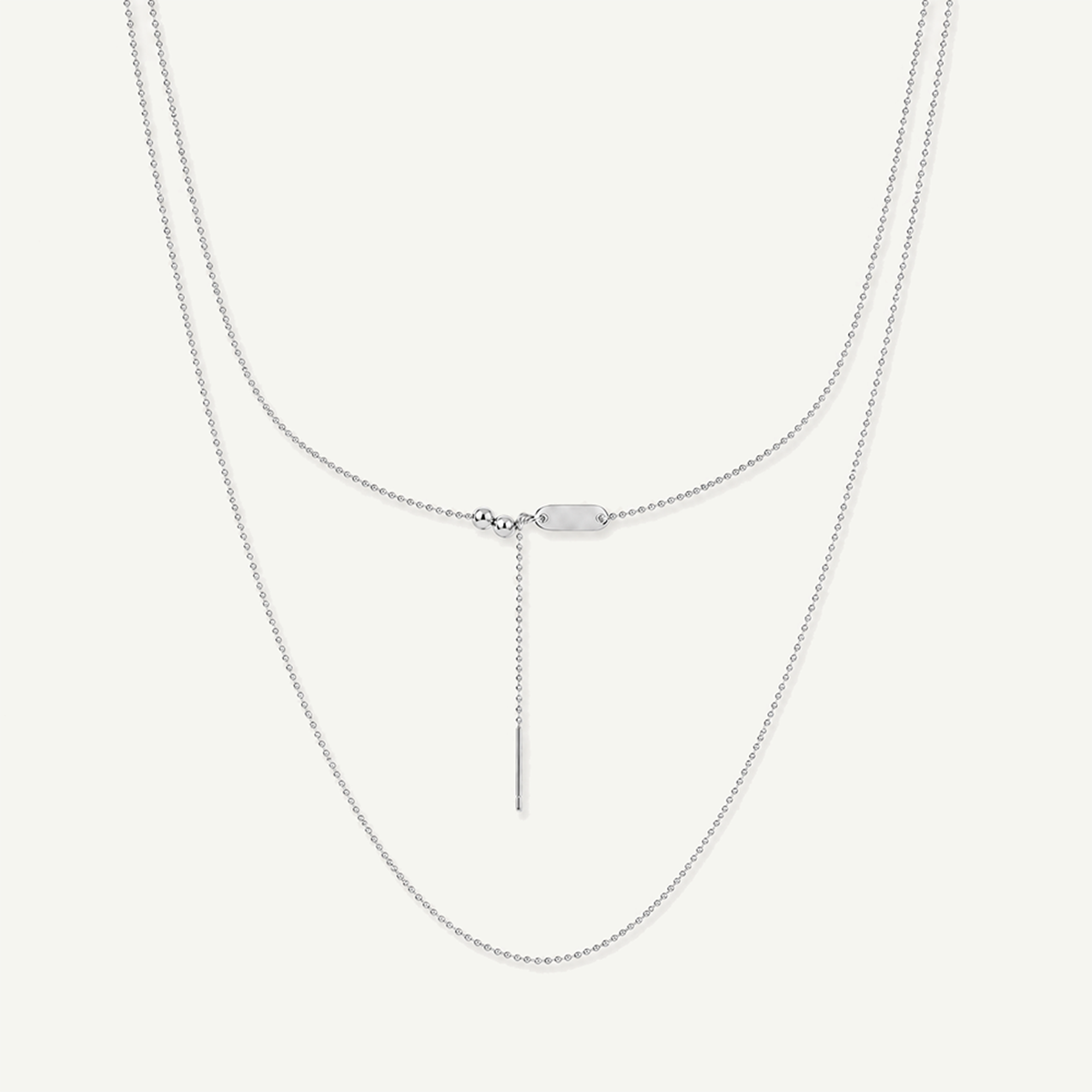Ball Chain 1.2mm Chain Threader Necklace