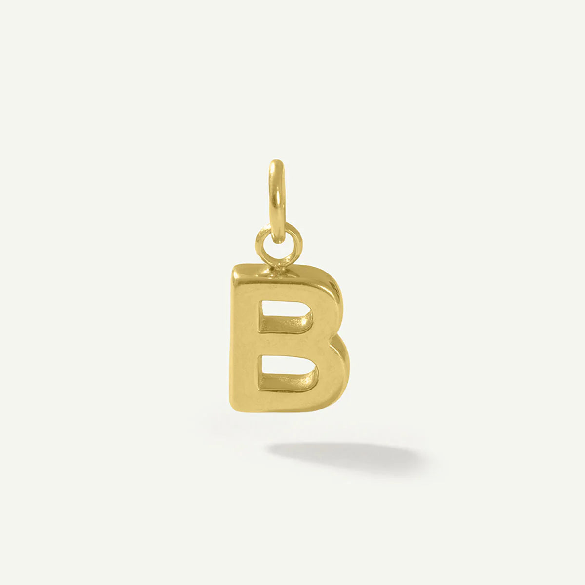 Floating Monogram Letter Charm