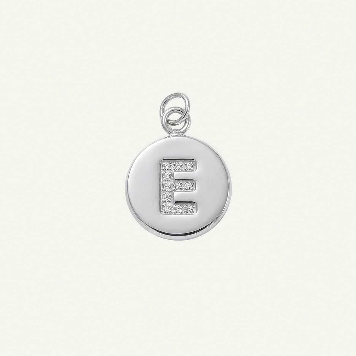 Circle Monogram in Diamond Letter Charm