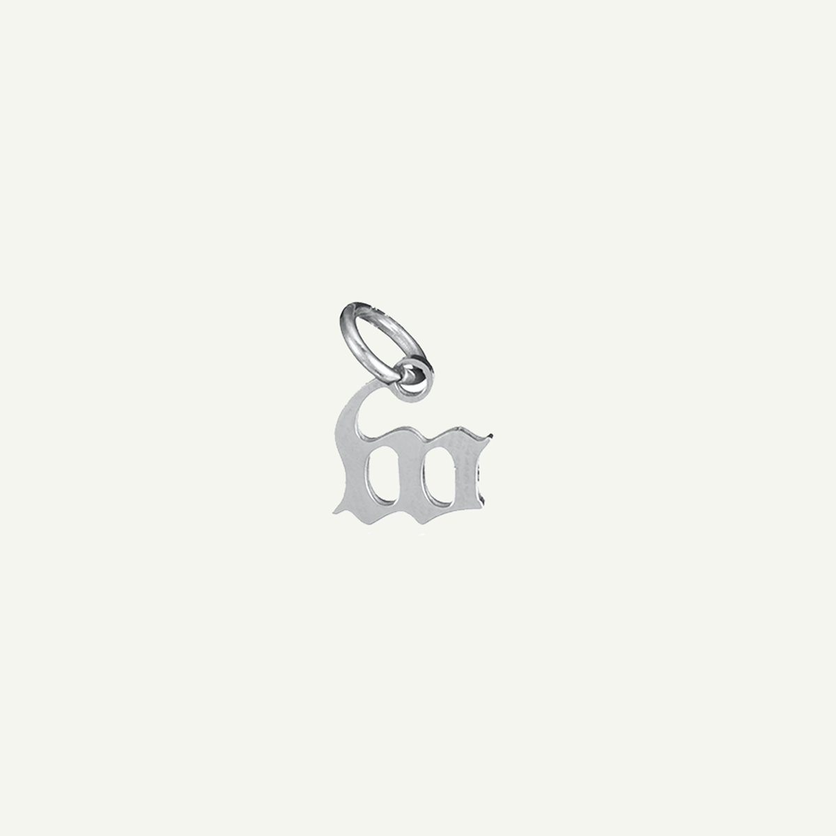 Old English Lowercase Monogram Charm