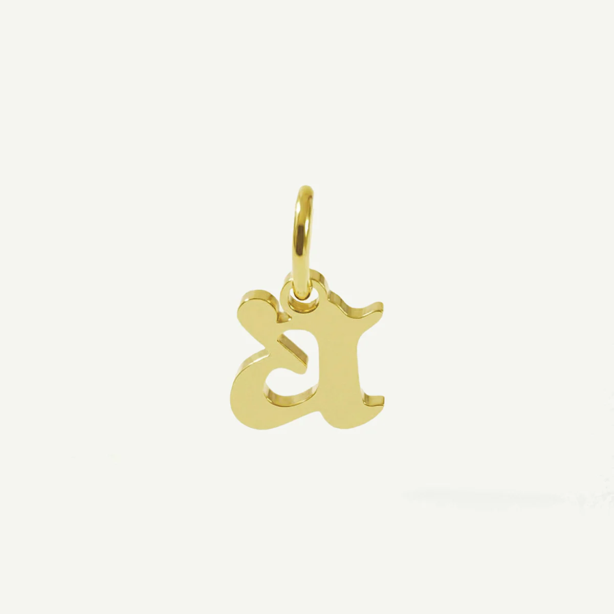 Old English Lowercase Monogram Charm